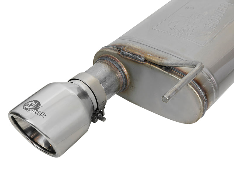 aFe MACH Force-Xp SS Axle Back Exhaust w/Polished Tips 15-17 Ford Mustang GT V8-5.0L Axle Back aFe