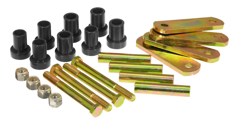 Prothane Chrysler HD Conversion Shackle Kit for Super Stock Springs - Black Bushing Kits Prothane