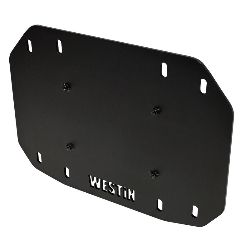 Westin 18-25 Wrangler JL Spare Tire Delete Plate - Tex. Blk Tire Carriers Westin