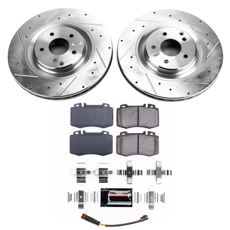 Power Stop 07-10 Mercedes-Benz SLK55 AMG Front Z23 Evolution Brake Kit Brake Kits - Performance D&S PowerStop