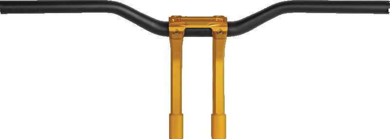 Performance Machine Phatbar/Riser Kit-Ext Wire - Gold Ops Handlebars Performance Machine