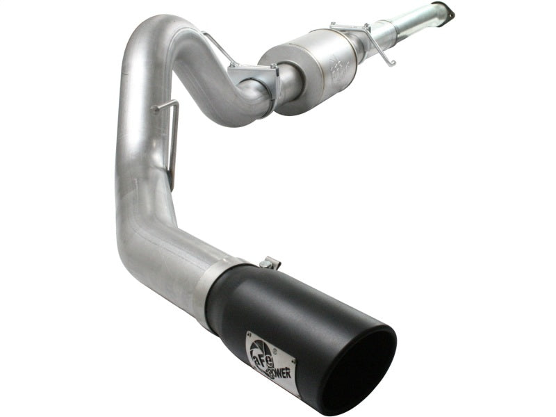 aFe Atlas Exhaust 4in Aluminized Cat-Back w/ 304 SS Black Tip 11-13 Ford F-150 EcoBoost V6 3.5L (tt) Catback aFe
