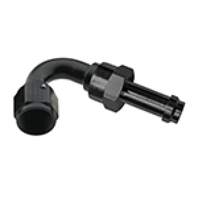 Fragola -6AN 120 Degree EZ Street Hose End Black Hoses Fragola