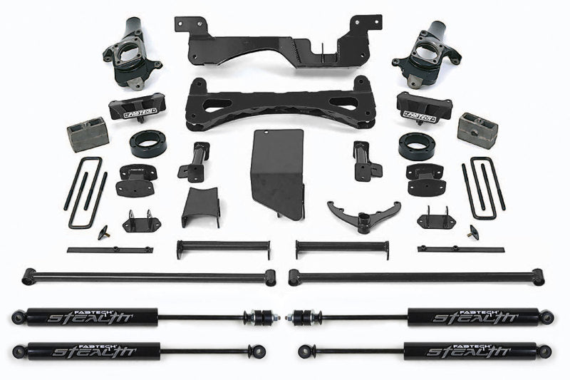 Fabtech 01-10 GM C/K2500HD 6in Perf Sys w/Stealth Lift Kits Fabtech