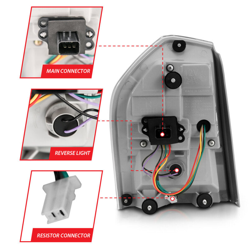 ANZO 11-14 Chrysler 300 LED Taillights Chrome w/ Sequential Tail Lights ANZO