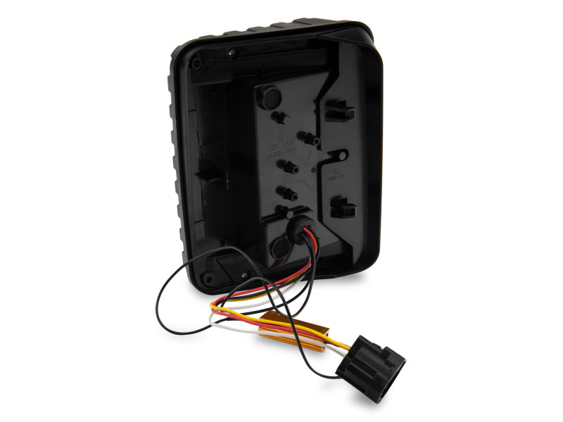 Raxiom 07-18 Jeep Wrangler JK LED Tail Lights- Black Housing (Smoked Lens) Tail Lights Raxiom