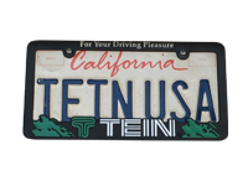 Tein License Plate Frame Headwear Tein