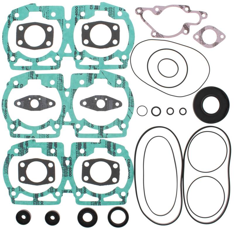 Vertex Gaskets 1995 Ski-Doo Formula MX Z 454 Complete Gasket Kit w/ Oil Seals Engine Hardware Vertex Pistons