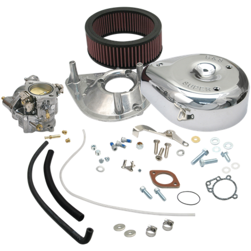 S&S Cycle 36-84 BT Models Super E Partial Carburetor Kit w/o Manifold & Mounting Hardware Headers & Manifolds S&S Cycle