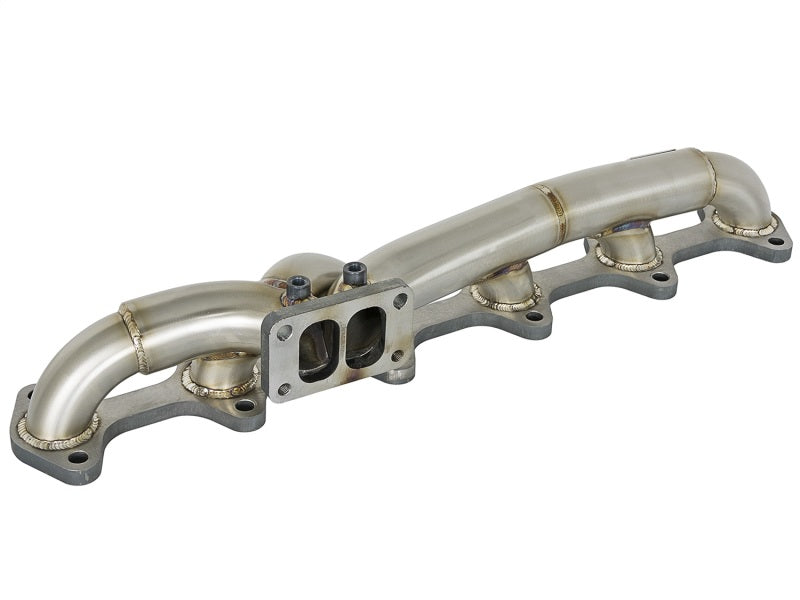 aFe Twisted Steel Header w/ Turbo Manifold 03-07 Dodge Diesel L6-5.9L Headers & Manifolds aFe