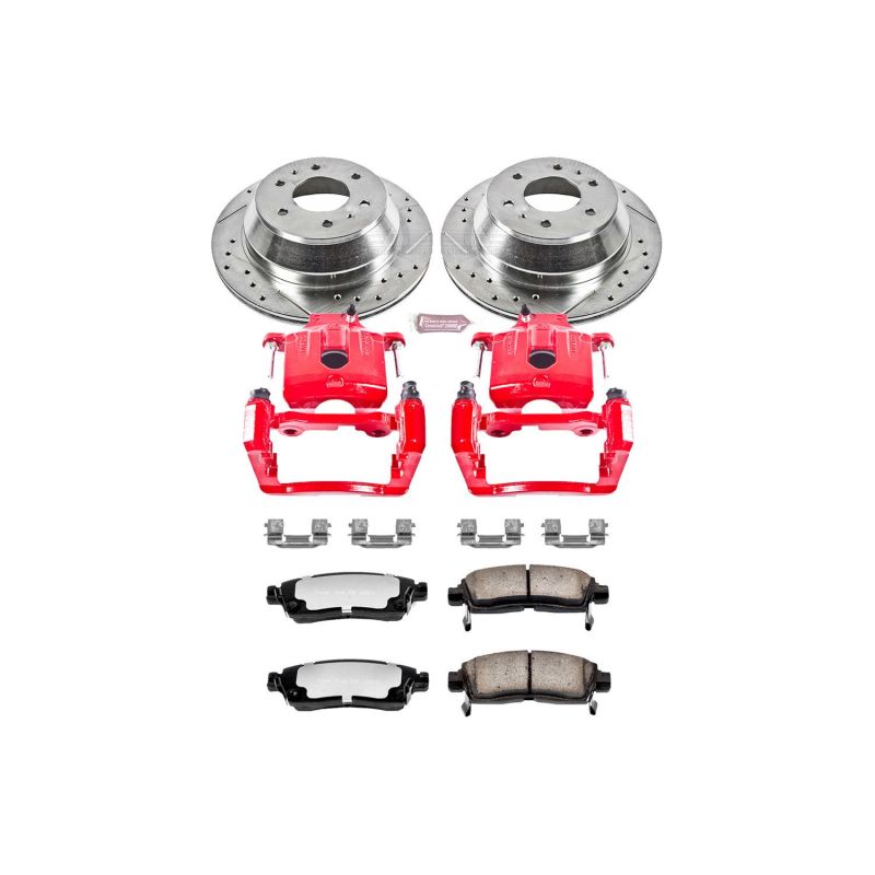 Power Stop 04-07 Buick Rainier Rear Z36 Truck & Tow Brake Kit w/Calipers Brake Kits - Performance D&S PowerStop