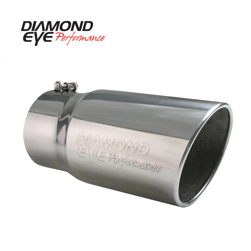Diamond Eye TIP 4in-5inX12in BOLT-ON ROLLED ANGLE 15-DEGREE ANGLE CUT: EMBOSSED DIAMOND EYE Tips Diamond Eye Performance