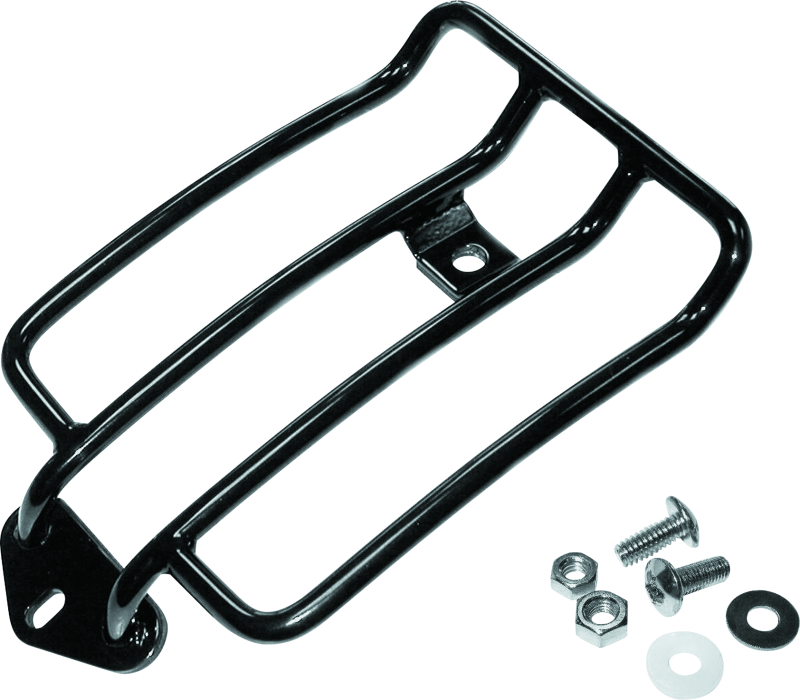 Bikers Choice 04-22 XL With Solo Seat Black Luggage Rack - Standard Models Base Rack Systems Bikers Choice