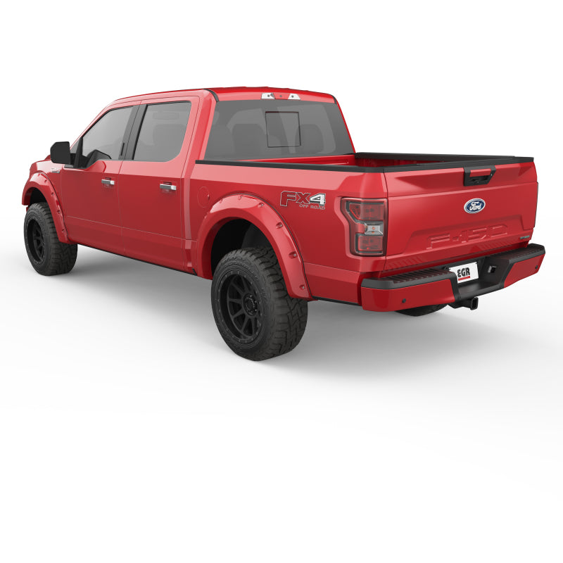 EGR 2018 Ford F150 Bolt-On Look Color Match Fender Flares - Set - Race Red Fender Flares EGR