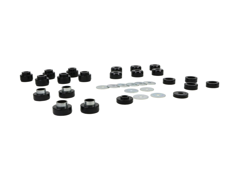 Whiteline 1987-1995 Jeep Wrangler Body Mount Bushing Set Bushing Kits Whiteline