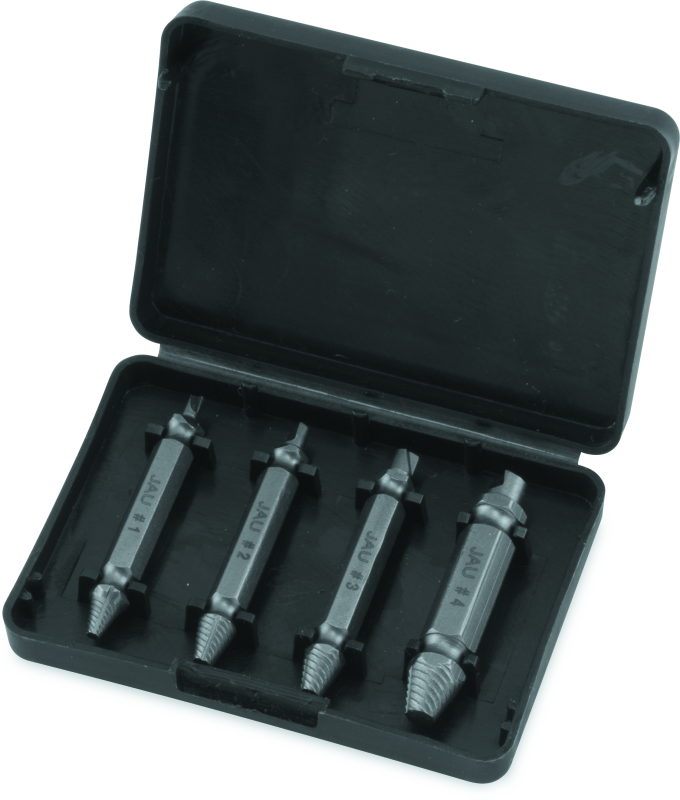 BikeMaster 4Pc Screw Extractor Tools BikeMaster