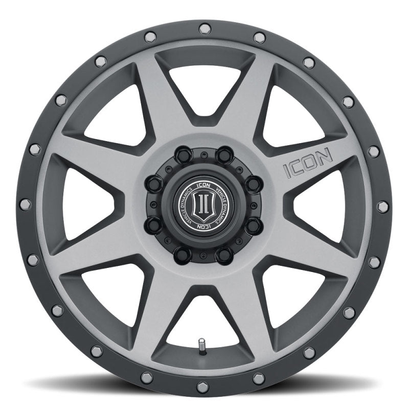 ICON Rebound 20x9 8x6.5in 12mm Offset 5.5in BS Titanium Wheel Wheels - Cast ICON