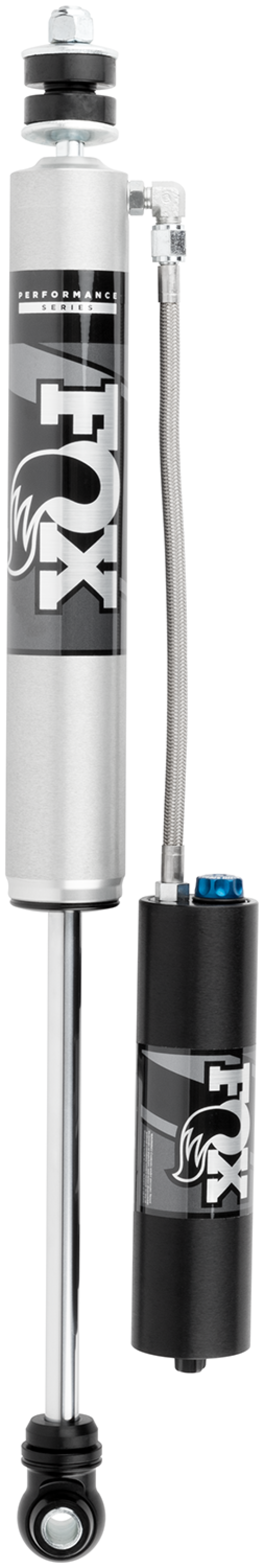 Fox 2005+ Ford Super Duty 2.0 Perf Series 9.6in Smooth Body Remote Res. Front Shock - CD Adj Shocks and Struts FOX
