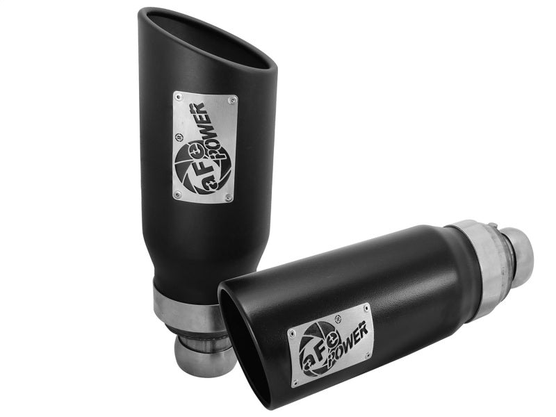 aFe Power 09-15 Dodge Ram 3.0L/5.7L Black Exhaust Tip Upgrade Catback aFe