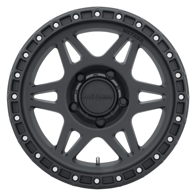 Method MR312 17x9 -12mm Offset 5x5 71.5mm CB Matte Black Wheel Wheels - Cast Method Wheels