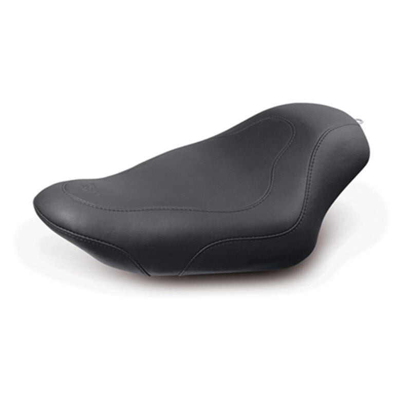 Mustang 04-21 Harley Sportster 3.3 GAL Tripper Solo Seat - Black Solo Motorcycle Seats Mustang Motorcycle