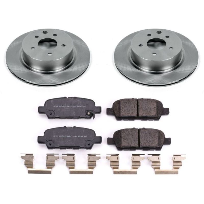 Power Stop 18-19 Nissan 370Z Rear Autospecialty Brake Kit Brake Kits - OE PowerStop