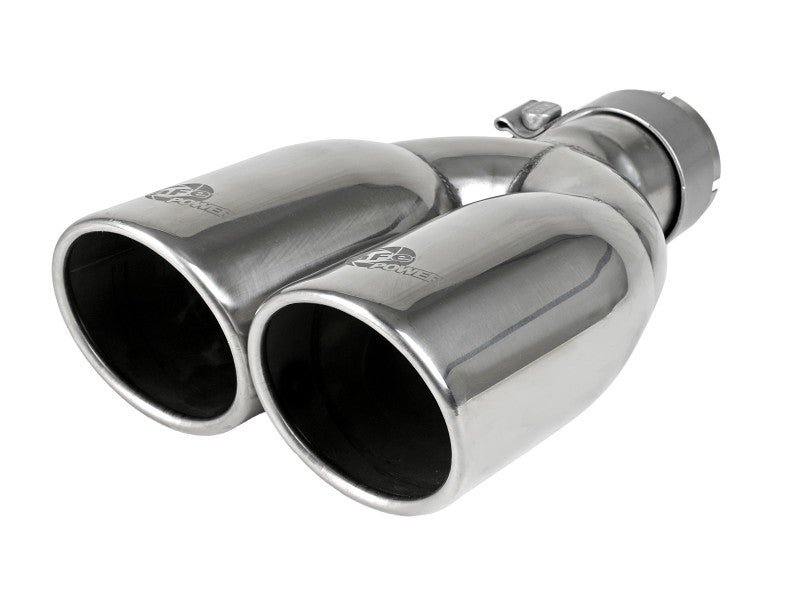 aFe Rebel Series 2.5in 409 SS Axle-Back Exhaust Polished 07-18 Jeep Wrangler (JK) V6-3.6L/3.8L Axle Back aFe