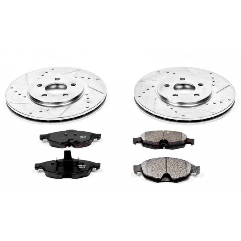 Power Stop 01-06 Chrysler Sebring Front Z23 Evolution Sport Brake Kit Brake Kits - Performance D&S PowerStop