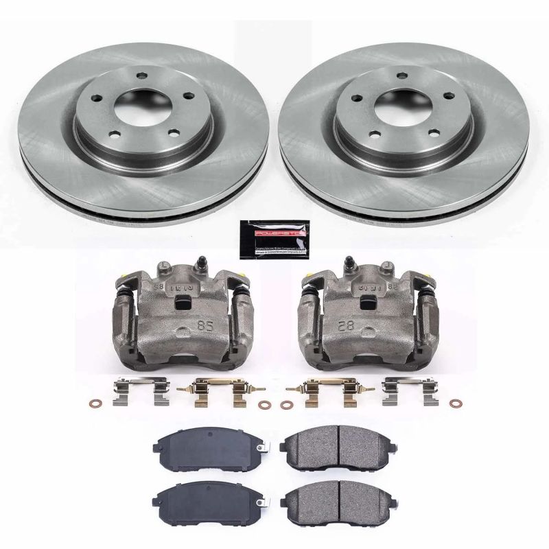 Power Stop 2019 Nissan Sentra Front Autospecialty Brake Kit w/Calipers Brake Kits - OE PowerStop