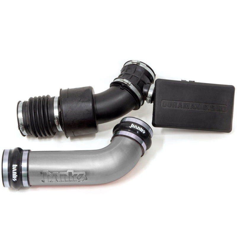 Banks Power 17-19 GM 2500/3500 6.6L L5P Intake Resonator Delete System - Natural Finish Connecting Pipes Banks Power