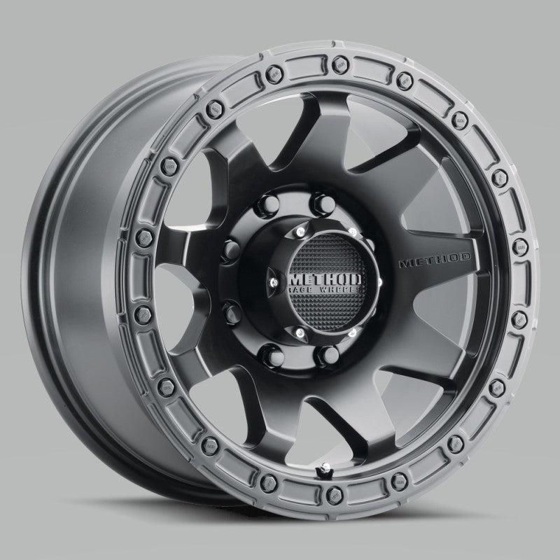 Method MR317 20x9 +18mm Offset 8x6.5 130.81mm CB Matte Black Wheel Wheels - Cast Method Wheels