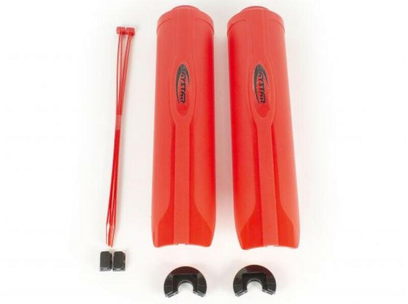 Daystar 2.0 Shock Guard Pair - Red - Fits Daystar/Procomp/Tuff Country/Rancho/Skyjacker Shocks Shocks and Struts Daystar