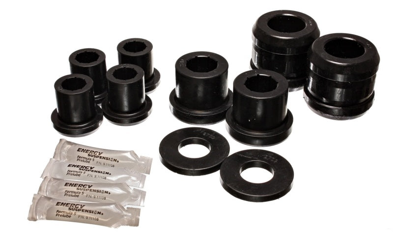 Energy Suspension 04-07 Mazda RX8 Black Front Control Arm Bushing Set Bushing Kits Energy Suspension