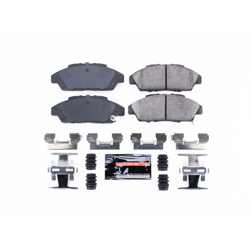 Power Stop 90-93 Honda Accord Front Z23 Evolution Sport Brake Pads w/Hardware Brake Pads - Performance PowerStop