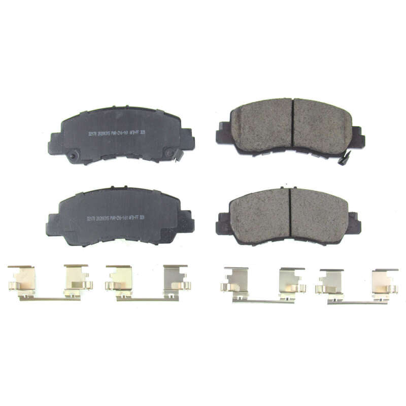 Power Stop 2019 Mitsubishi Eclipse Cross Front Z17 Evolution Ceramic Brake Pads w/Hardware Brake Pads - OE PowerStop