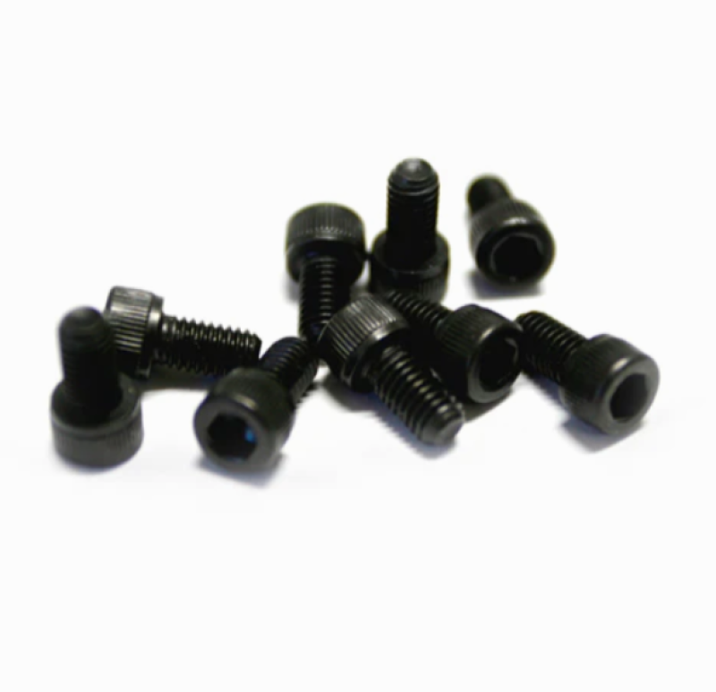 Big Gun 1/4x20 End Tip Allen Screws (4 pk) - Socket Head (Black) Powersports Exhausts Big Gun