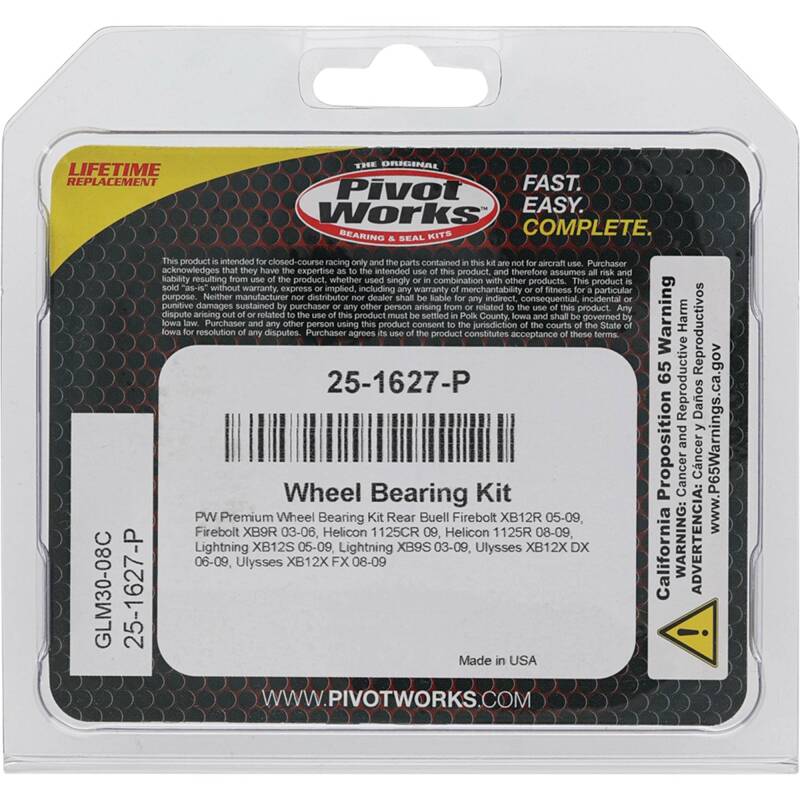Pivot Works Premium Wheel Bearing Wheel Bearings Pivot Works