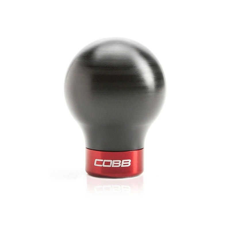 Cobb 08-15 Mitsubishi EVO X / 09-15 Ralliart Shift Knob - Race Red (Black w/Red Base) Shift Knobs COBB