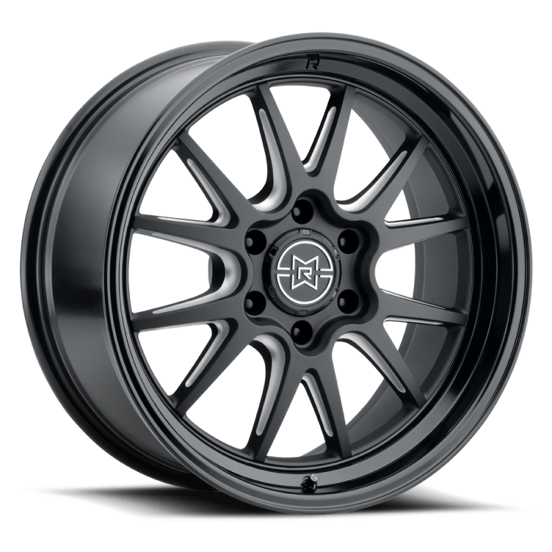 Method Raised MR802 20x9 / 6x5.5 BP / 0mm Offset / 106.25mm Bore - Double Black Milled Wheel Wheels - Cast Raised Wheels