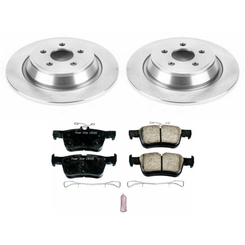 Power Stop 15-19 Ford Edge Rear Autospecialty Brake Kit Brake Kits - OE PowerStop