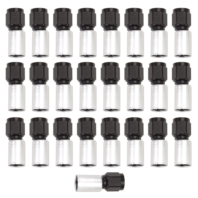 Russell Performance -10 AN Proclassic Crimp Straight End (O.D. 0.825) (Qty. 25) Fittings Russell