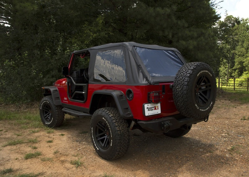 Rugged Ridge Montana Top Bowless Black Diamond 04-06 LJ Soft Tops Rugged Ridge