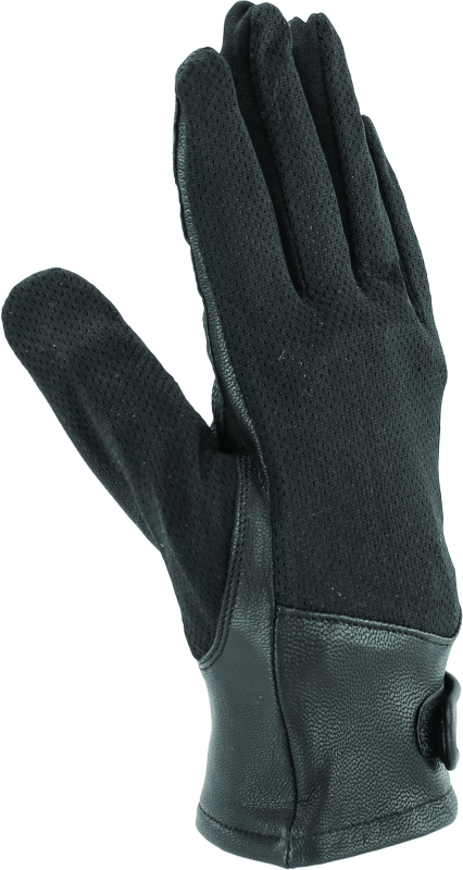 Kuryakyn Leather By River Road Pecos Leather Mesh Gloves Black Womens - Small Gloves Kuryakyn