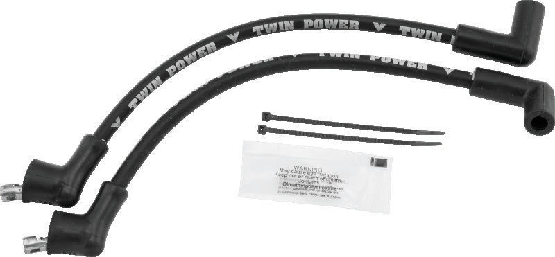 Twin Power 82-2000 FXR Black Ignition Wire Set Spark Plug Wire Sets TwinPower