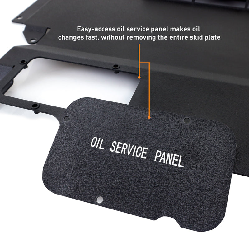 Mishimoto 2023+ Nissan Z Skid Plate Engine - Wrinkle Black Skid Plates Mishimoto