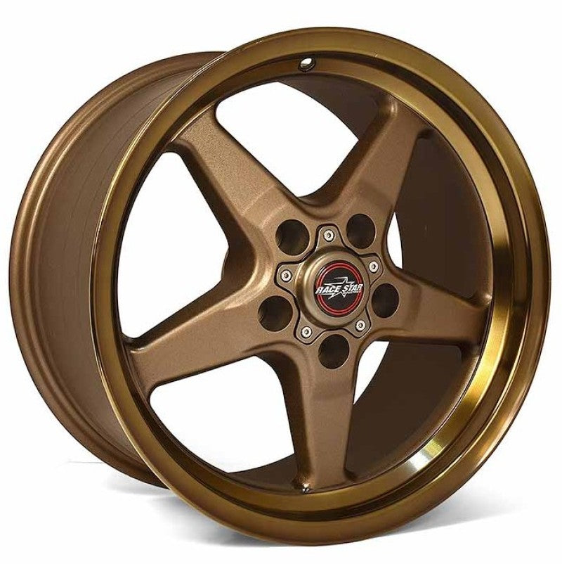 Race Star 92 Drag Star Bracket Racer 17x9.5 5x4.75BC 6BS Bronze Wheel Wheels - Cast Race Star