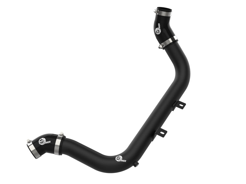 aFe BladeRunner 2-1/4 IN Aluminum Hot Charge Pipe Black 17-20 Hyundai Elantra GT L4-1.6L (t) Intercoolers aFe