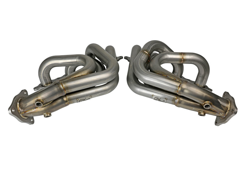 aFe Twisted 304SS Header 2020 Chevy Corvette (C8) 6.2L V8 Headers & Manifolds aFe