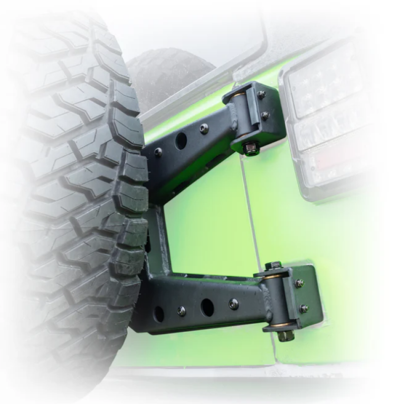 Turn Offroad 2007-2018 Jeep JK Hinge Mount Tire Carrier Mounts - Hooks/Handles/Utility TURN Offroad