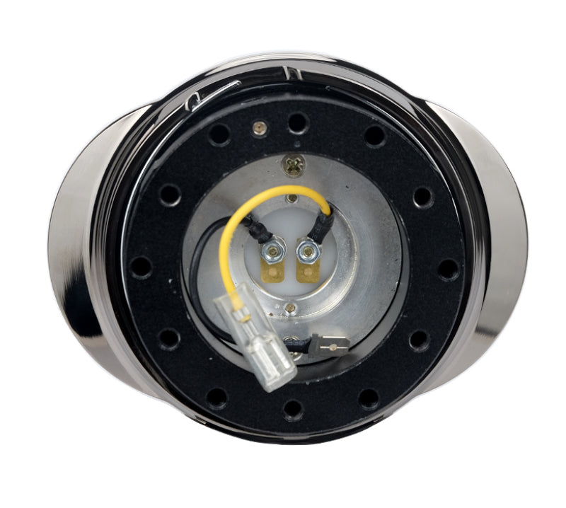 NRG Quick Release Kit - Black Body/ Black Chrome Oval Ring Quick Release Adapters NRG